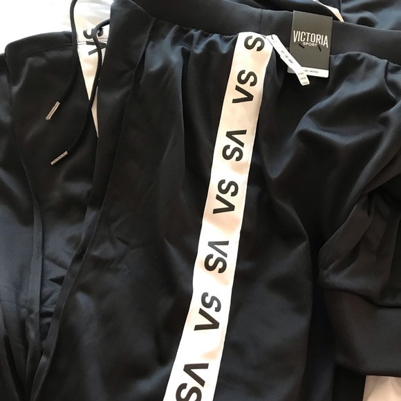 VS BOYFRIEND TRACK PANT FULL ZIP JACKET SZ M - Picture 9 of 14